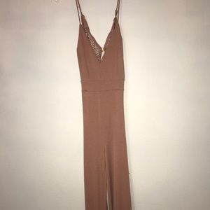 long pink romper never worn !!